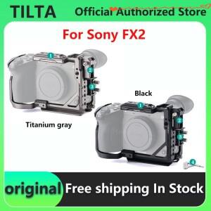 소니 FX2 카메라 케이지 키트용 TILTA HDMI 클램프 제노 탑 핸들 아르카 베이스플레이트 고급 파워 런/스톱