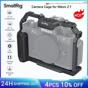 Nikon Z f용 SmallRig 카메라 케이지 나무 그립 포함 Gimbal/삼각대를 빠르게 전환하기 위한 Arca용 퀵 릴
