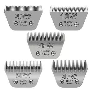 호환  Andis UltraEdgeCeramicEdgeAGAGCOster A5A6Wahl km 동 가위와 호환되는 넓은 분리형 애완견 개 손질