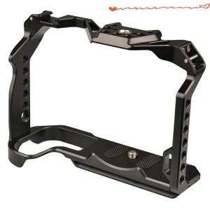 캐논 EOS R7 DSLR 카메라 비디오 콜드 슈 마운트 Arca 삼각대 브래킷 스태빌라이저 프레임 풀 케이지 리그