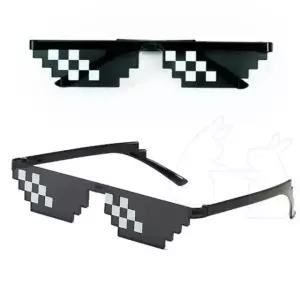 선글라스 촬영소품 모자이크 픽셀 8비트 파티 웃긴 인싸템