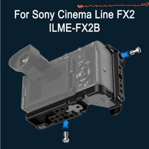 PULUZ For Sony FX2 비디오 카메라 케이지 안정기 Cinema 알루미늄 합금 마운트 확장 프레임