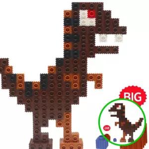 MF08 티라노사우르스 공룡블록 빅블럭 유아 만들기 모형 어린이 입체