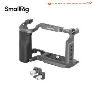 소니 ZV-E10 II용 Smallrig HawkLock 퀵 릴리스 케이지 키트 나무 손잡이 베이스플레이트가 있는 L자형 마