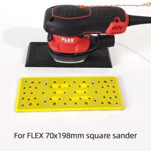 Milka/FLEX/전기 건식 그라인더 섀시 사포 기계 스티커 디스크 베이스에 적합한 70x198mm 정사각형 전기 팔