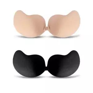 [란제리하우스]실리콘 누드 D컵 빅사이즈 브라 (13468625A)