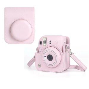 카메라가방 어깨 끈이있는 INSTAX MINI 가방 보호 필름 카메라 가죽 케이스 FUJIFILM 12 여행용