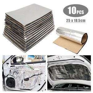 10PCS 5MM 소음 방지 매트 자동차 단열 후드 단열재 무소음 방음