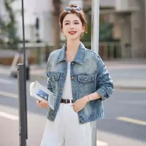 여자 데님 봄 빈티지큐빅 코트 자켓 원픽1