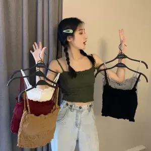브라탑 셔링 이너 나시 패드 슬림 여름