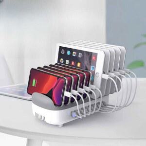 150W 10구 7구 USB 멀티 태블릿 거치대 충전기 탭 충전