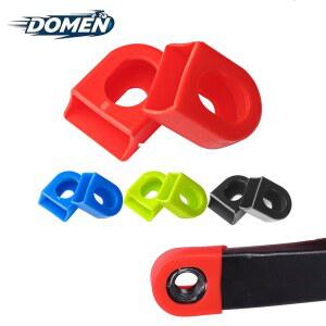 호환 DOMEN 자전거 크랭크 암 보호대 커버 자전거 실리콘 슬리브 페달 크랭크 셋 자전거 크랭크 셋 보호 캡 자전거 액세서리