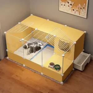 접이식 출산박스 고양이 격리장 텐트 분만 펫 산모 케이지 폴딩 보금자리 고양이집