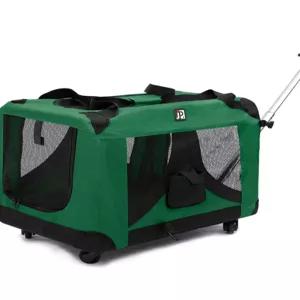 강아지 이동 켄넬 바퀴달린 대형견 기내용 이동장 산책가방 이동식 캐리어 중형견 이동용
