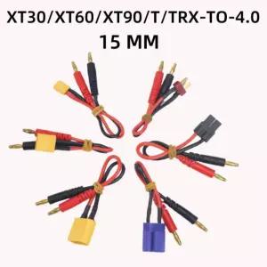 15 30CM 모델 항공기 B6 충전기 XT30 XT60 EC5 XT90 플러그 EC3 T plug to 4 0 15cm