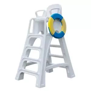 가드 구명의자 펜션 플라스틱 체어 풀장 장비 관찰 해변 수영장 라이프가드 올플라스틱