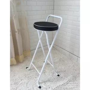 바텐 의자 쿠션형 접이식 우드 카페 높은의자 바텐더 바텐의자 접이식바의자 철제 홈바의자