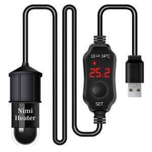 히터봉 미니 USB 충전 온수기 선물 히트 볼륨 온도용 겨울 로드 조절기 히팅로드 온도