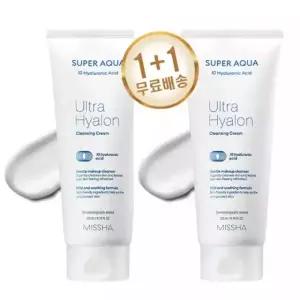 1+1 미샤 수퍼아쿠아 울트라 히알론 클렌징크림 200ml