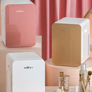 냉장고 거울 휴대용 무소음 LED 레비오사 22L 메이크업 10L 쇼케이스