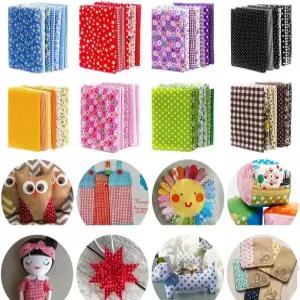 150Pcs 4 x 10cm 면 공예 원단 번들 사각형 사각 시트 패치워크 프리컷 퀼트 DIY 재봉 쿼터 퀼팅