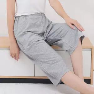 지퍼형 환자복 병원 요양원 환자 바지 와상 트임 하의