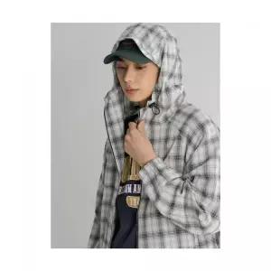 에잇세컨즈 8SECONDS 캐주얼 체크 후드 재킷 아이보리 456339CCN0 236771