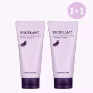 파파레서피 가지 클리어링 머드 크림 마스크 100ml+100ml
