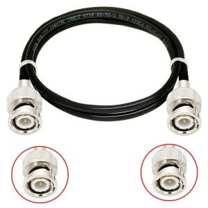 BNC 커넥터 케이블에서 수컷 RG58 50-3 안테나 AP 동축 어댑터 연장 1M 3M 5M RF 점퍼