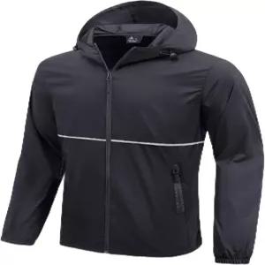 골프 하이킹 캠핑 사이클링을 위한 ZITY 남성용 레인 재킷 방수 후드 경량 방풍 레인코트