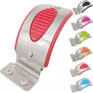 3륜 킥 스쿠터용 리어 휠 펜더 브레이크 부품 업그레이드 금속 어셈블리 빨간색