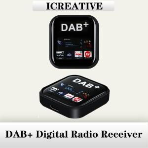 안드로이드 용 USB 어댑터가있는 자동차 DAB + 안테나 유럽 디지털 신호 헤드 유닛 라디오 GPS 스테레오 수