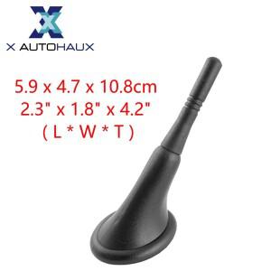 XAutohaux 자동차 장식 안테나  라디오 FM 신호 디자인   차량용 블랙 정전기 방지  지붕 트렁크 액세서리