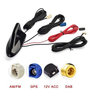 슈퍼뱃 다기능 자동차 루프탑 샤크호환핀 안테나 GPS+DAB+FM/AM 강화 증폭 파이오니어호환용 액세서리