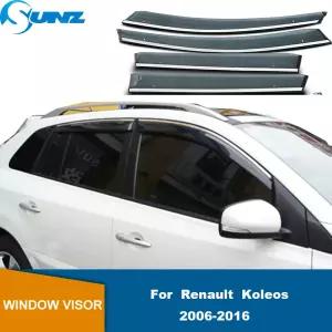 르노 콜레오스 윈드 디플렉터 창문 바이저, 2006 2007 2008 2009 2010 2011 2012 2013 2014 2015 2016 레인