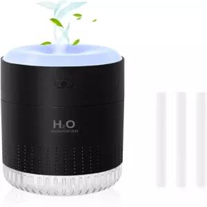 O 휴대용 미니 침실 사무실 여행 책상용 500ML USB 용 쿨 미스트 2가지 모드와 자동 차단 기능이 있는