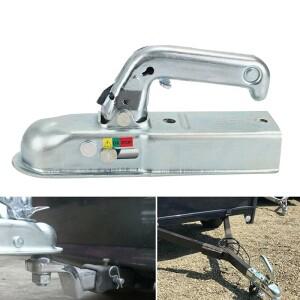 트레일러 커플링 히치 50mm 미브레이크 압축 강스틸 MAX 750kg 견인 커플러 마운트