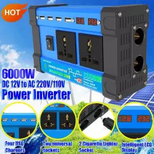 6000W 인버터 충전기 - 가정/RV/해양용 이중 전압 12V 220V/110V 스마트 컨버터