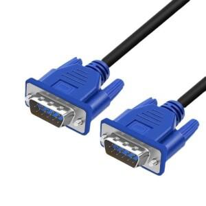 1.5M/3M/5M VGA 케이블 3+6 남성-남성 비디오 풀 구리 15핀 HD 컴퓨터 모니터 프로젝터 연결 라인