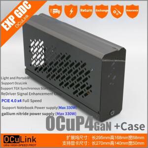 M2 OCuLink GPU 도크  OCuP4GaN 케이스  ReDriver 칩 PCI-E 4.0 X4 NVME/OCuLink 어댑터  노트북 미니 소형