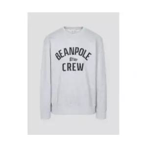 BEANPOLE MEN 레터링 스웨트 셔츠 그레이 364826