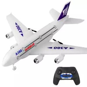 입문용 RC 비행기 조종 리모컨 초보 무선 A380