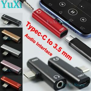 1Pc USB Type-C ~ 3.5mm 잭 변환기 이어폰 오디오 어댑터 남성 여성 Aux 헤드폰