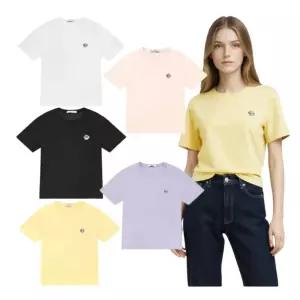 행텐 여성 스몰 자수와펜 반팔 티셔츠10520-131-421-03_BP 1254264