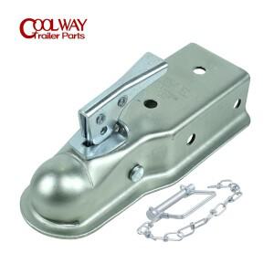 2X3 인치 5000 Lbs 트레일러 커플러 히치 볼 링 스트레이트 혀 RV 부품 캠핑카 캐러밴 액세서리