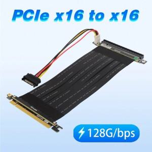 그래픽 카드용 ADT PCI-E x16 3.0 라이저 연장 케이블 Express 16x 리본 라인 Gen3 GTX R33SL/R33SF/R33SR