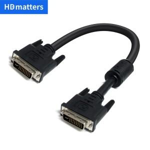 리얼 DVI-D 듀얼 링크 케이블 1.5M/0.3M 24+1 Male - 모니터 25핀