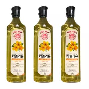 사조 카놀라유 900ml x 3개