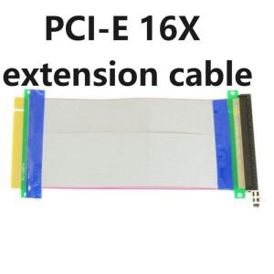 20cm PCI-E 16X ~ 라이저 카드 PCIe X16 익스텐더 연장 케이블 그래픽 유연한