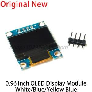 아두이노호환용 OLED 디스플레이 모듈  0.96 인치  SSD1315 I2C IIC SPI 시리얼  128x64 LCD  4 핀 옐로우